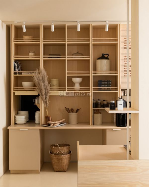 面包店货架烘焙区装修效果图