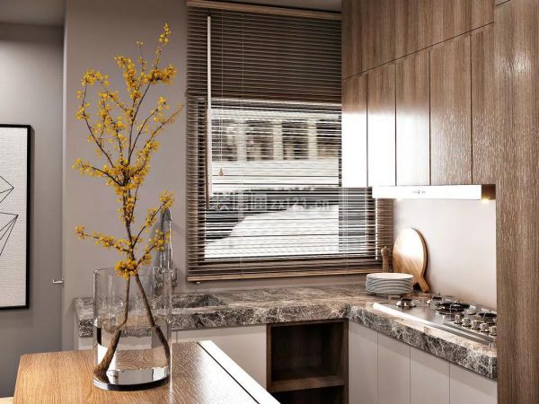 现代简约厨房装修效果图