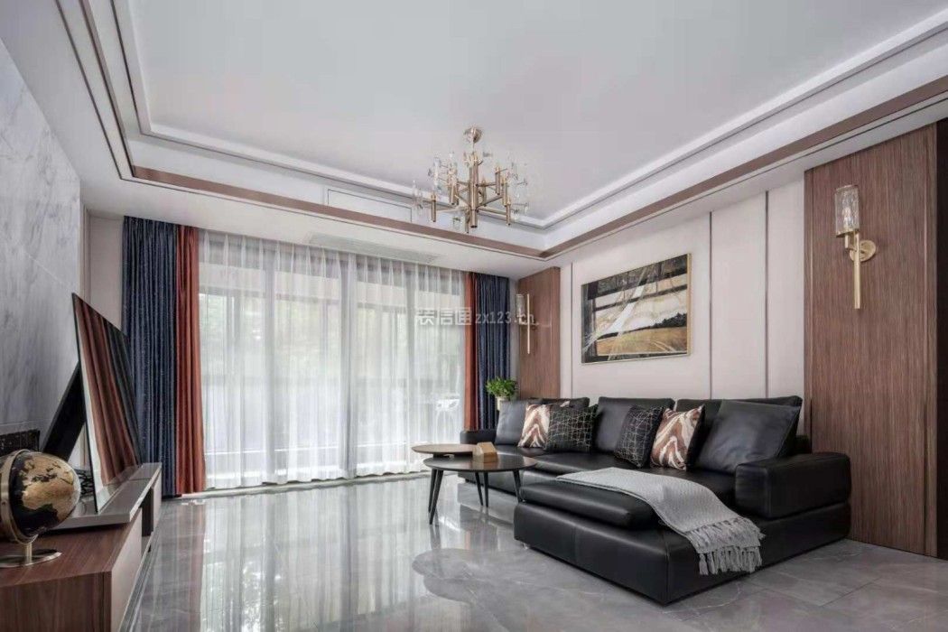 后现代风格客厅效果图 后现代风格客厅装修效果图