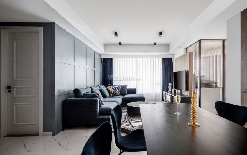 客厅窗帘装修效果 客厅窗帘装修图片