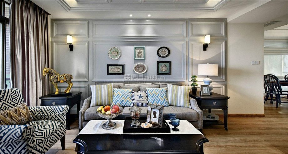 美式乡村客厅装修图 美式乡村客厅家具