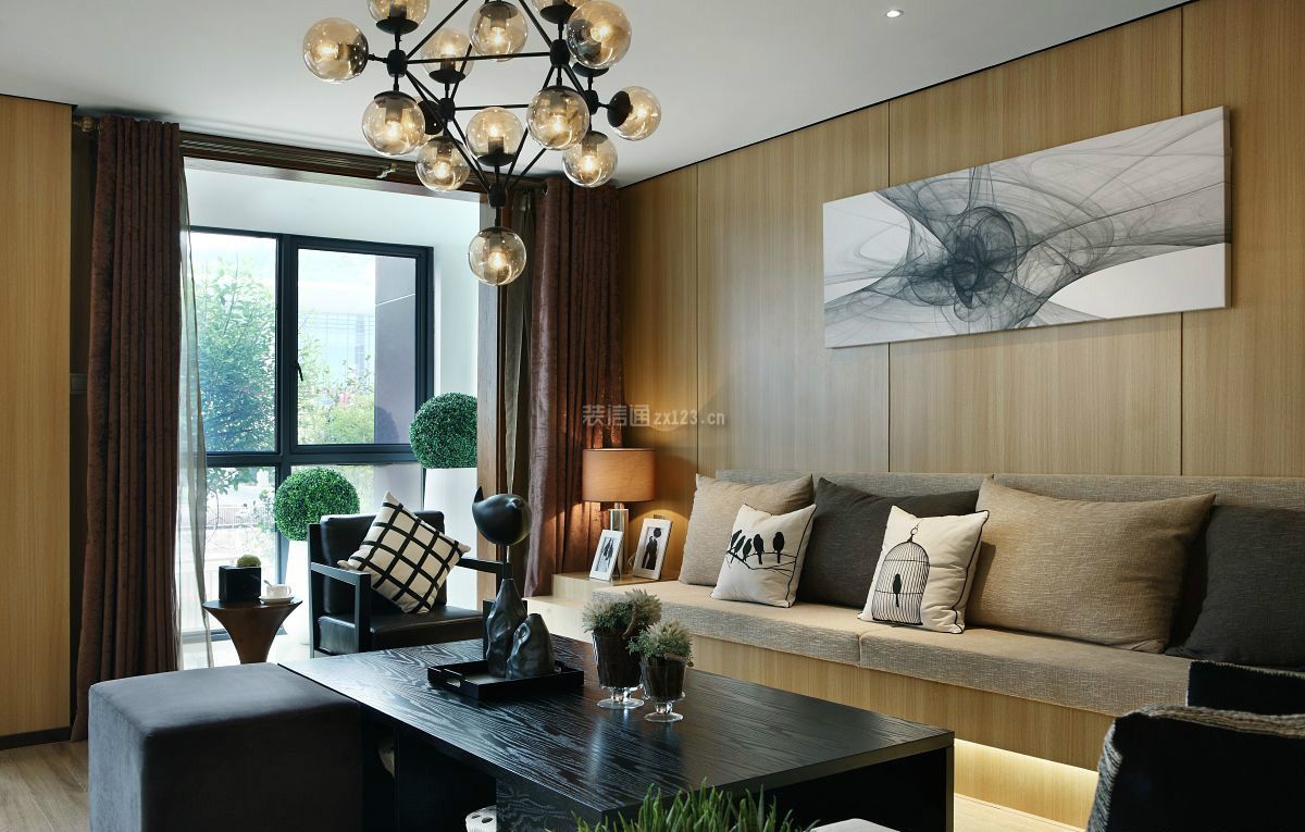 现代风格客厅设计效果图 现代风格客厅挂画