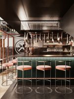 西餐厅北欧风格300平米装修案例