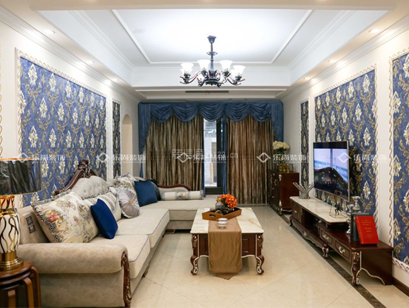 美式风格客厅效果图 美式风格客厅图片 