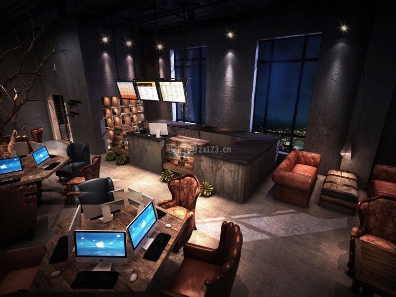 网咖专业装修 网咖装潢设计