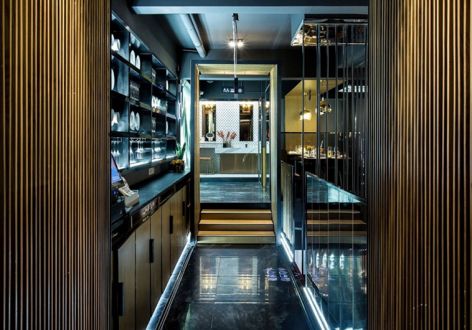 300平米现代风格重庆西餐厅装修案例