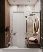 滨江新城90平极简北欧风四居室装修案例