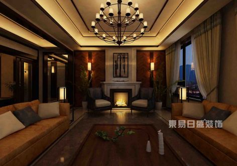 重庆翡翠御园独栋别墅1000㎡新中式风格