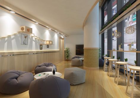 咖啡馆570平北欧风格装修设计案例