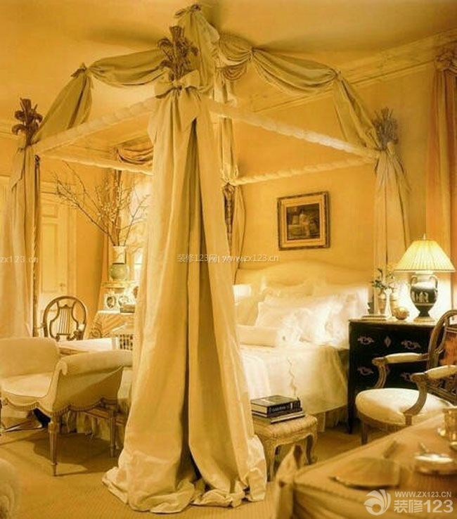 家装卧室设计图 床缦装修效果图片