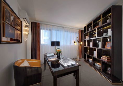 万科金域华庭135平轻奢风格装修案例