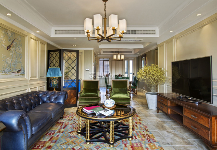 美式风格客厅装修图 美式风格客厅装修图片 美式风格客厅装修效果图