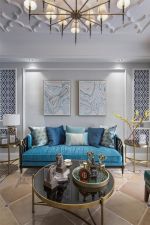 康桥融府112㎡美式三居室装修案例