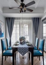 康桥融府112㎡美式三居室装修案例