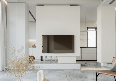 旭日凤凰城182平现代风格装修案例