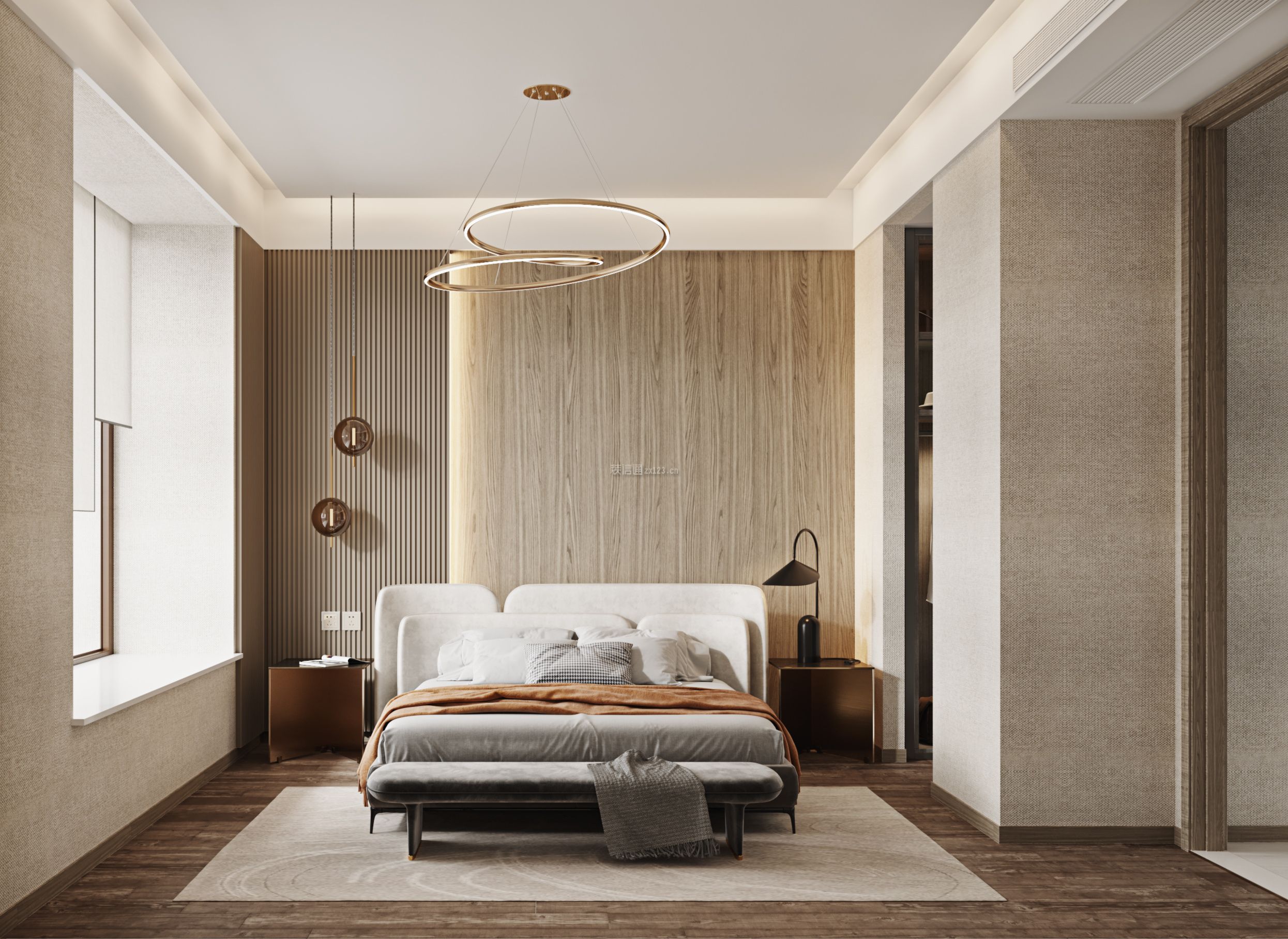 现代风格卧室 现代风格卧室效果图 现代风格卧室图片