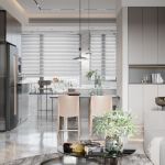 绿岛国际122平现代风格装修案例