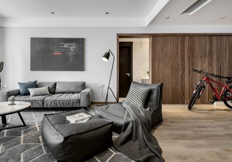 海成南滨上院c区126平简约风格装修案例