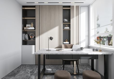 华宇观澜华府108平现代风格装修案例