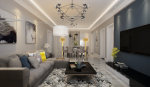 融创滨江壹号一期136平北欧风格装修案例
