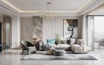 龙湖椿山129平轻奢风格装修案例