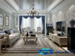 紫御江山欧式风格110平米装修效果图案例