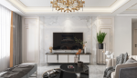 龙湖景粼玖序116平轻奢风格装修案例