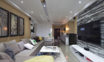 北辰云悦116平现代风格装修案例