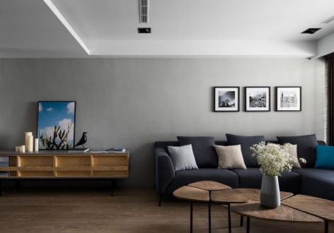 华宇林泉雅舍115平美式风格装修案例