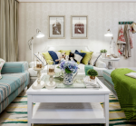 江北嘴壹号院西苑121平欧式风格装修案例