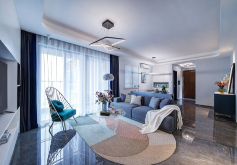 新城朗隽大都会148平现代风格装修案例