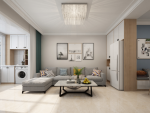 星悦·礼玉金湾134平北欧风格装修案例