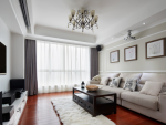中昂彩云台113平美式风格装修案例