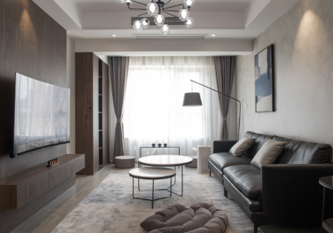 龙湖春森彼岸143平现代风格装修案例