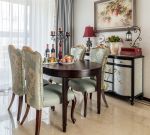 艾佳沁园三居122平田园风格装修案例