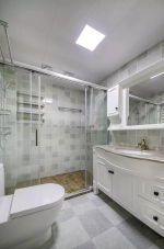 爱加丽都三居125平美式风格装修案例